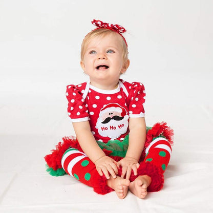 Baby Girls First Christmas Costumes Elf Lil Outfit Newborn Xmas Onesie